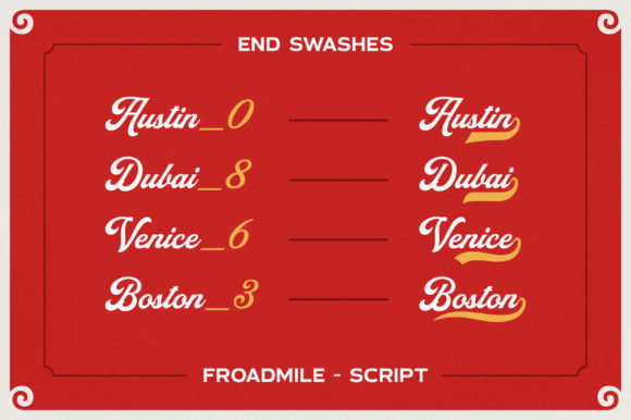 Froadmile Font - Preview 3