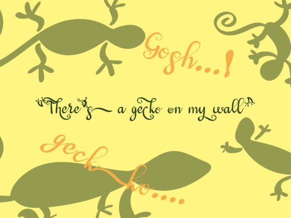 Geckotail Font - Preview 1