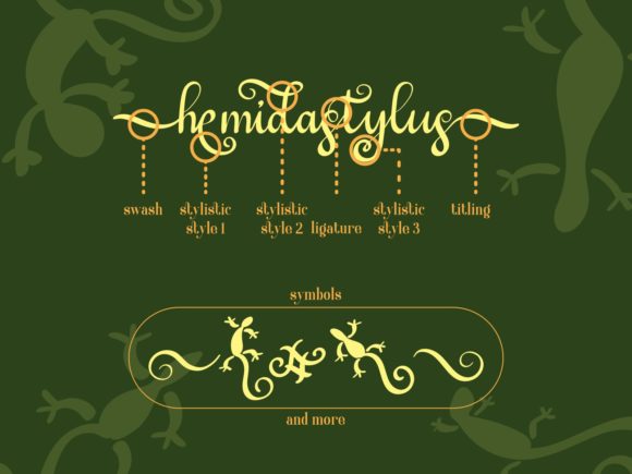 Geckotail Font - Preview 2