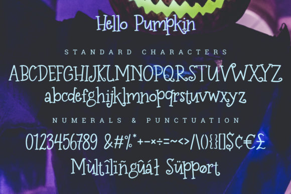 Hello Pumpkin Font - Preview 1