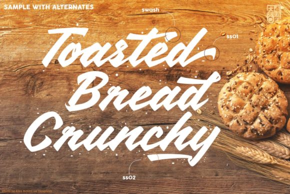 Oat Crackers Font font preview - 2