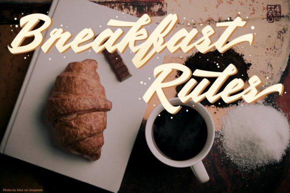 Oat Crackers Font font preview - 3