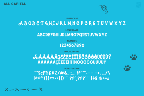 Padding Toons Font PNG with transparent background - Preview 5