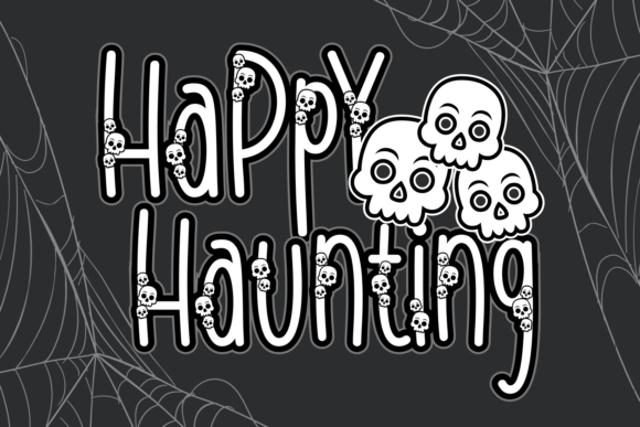Skulleton Font PNG with transparent background - Preview 2