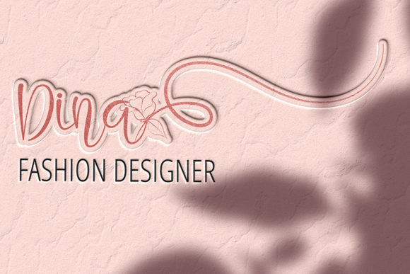 Jasmine Rose Font PNG with transparent background - Preview 1