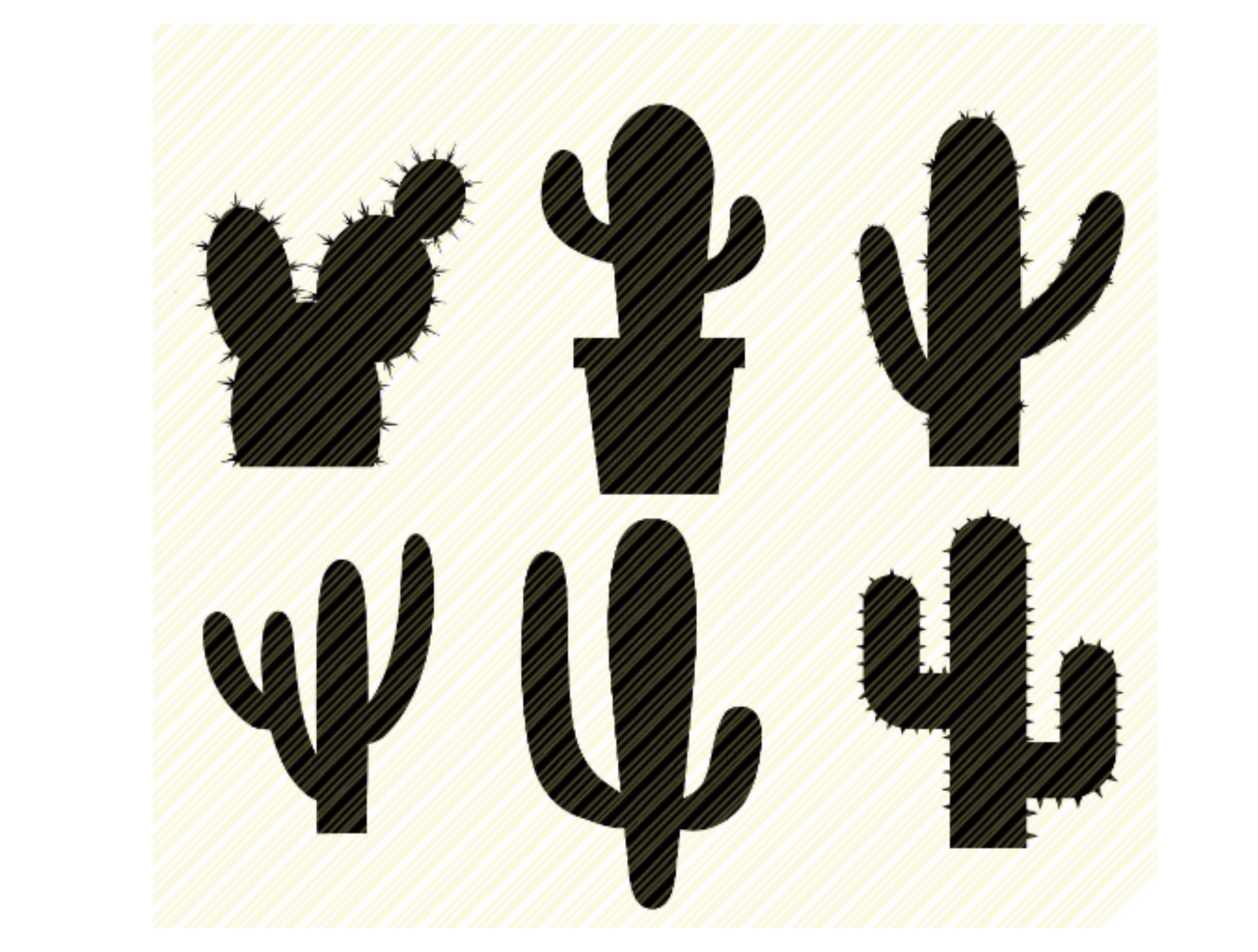 Cactus Silhouette Bundle Graphic Graphic by SVGPlaceDesign  Creative  Fabrica