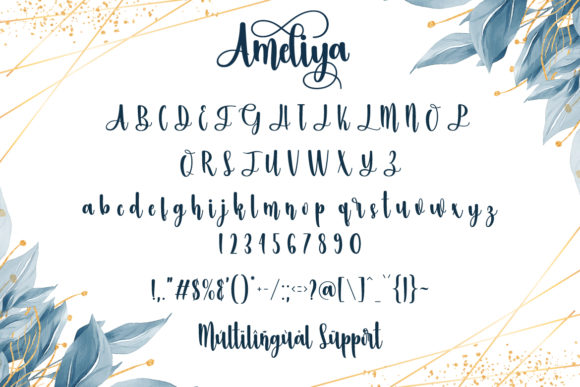 Ameliya Font - Preview 5