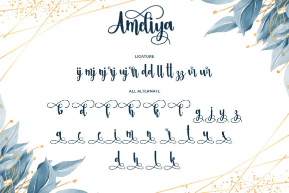 Ameliya Font - Preview 6
