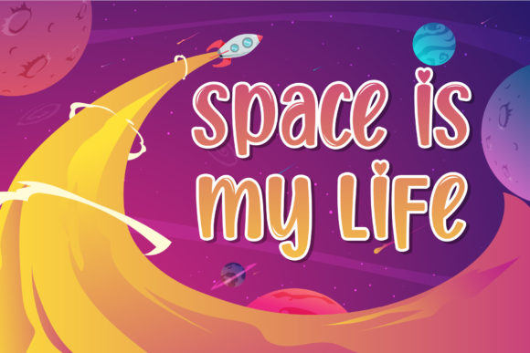 Amsteroid Space Font - Preview 2
