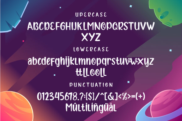 Amsteroid Space Font - Preview 3