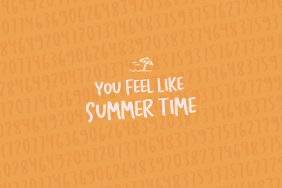 Chia Seeds Font PNG with transparent background - Preview 2