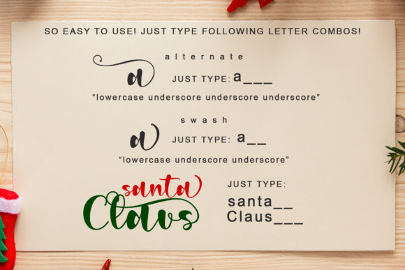 Christmas Magic Font - Preview 3
