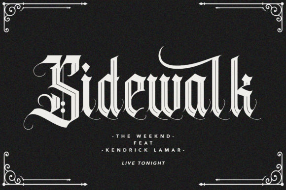 Clockwork Font PNG with transparent background - Preview 1