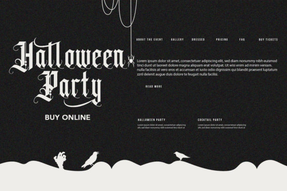 Clockwork Font PNG with transparent background - Preview 4