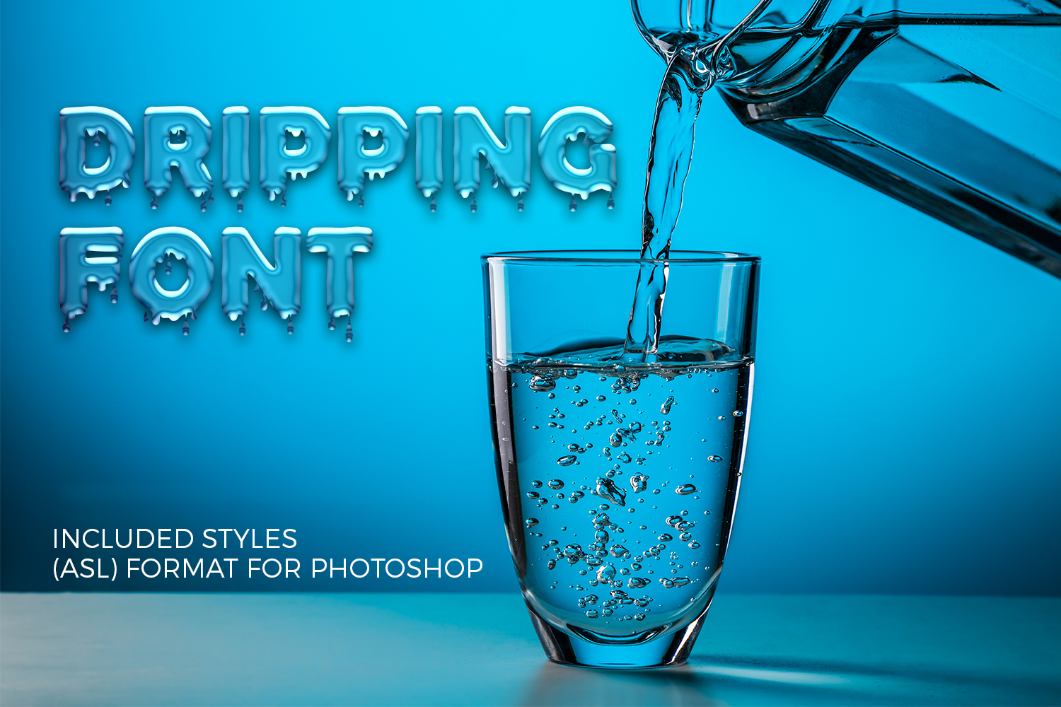 Dripping preview, classic dripping display lettering