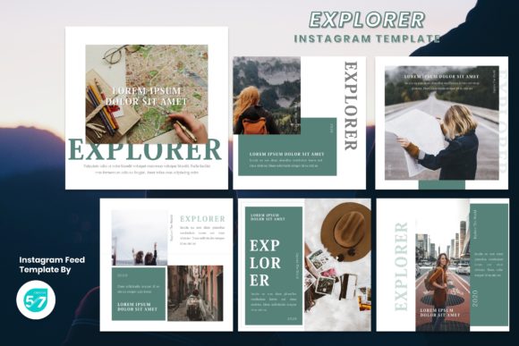 Instagram Feed Template - Explorer