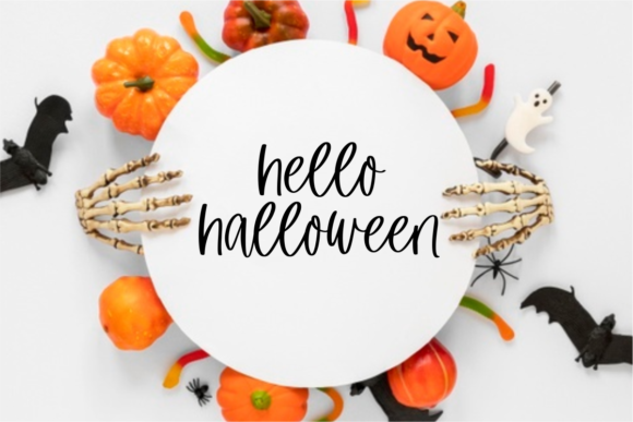 Little Pumpkin Font PNG with transparent background - Preview 1