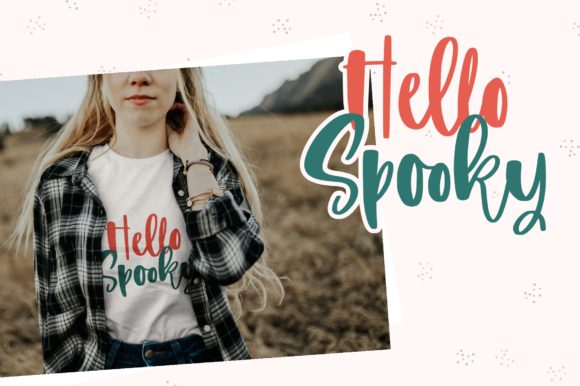 October Quirky Font PNG with transparent background - Preview 1