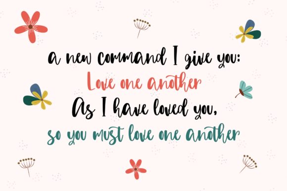 October Quirky Font PNG with transparent background - Preview 2
