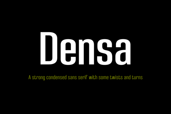 Densa Family Font preview