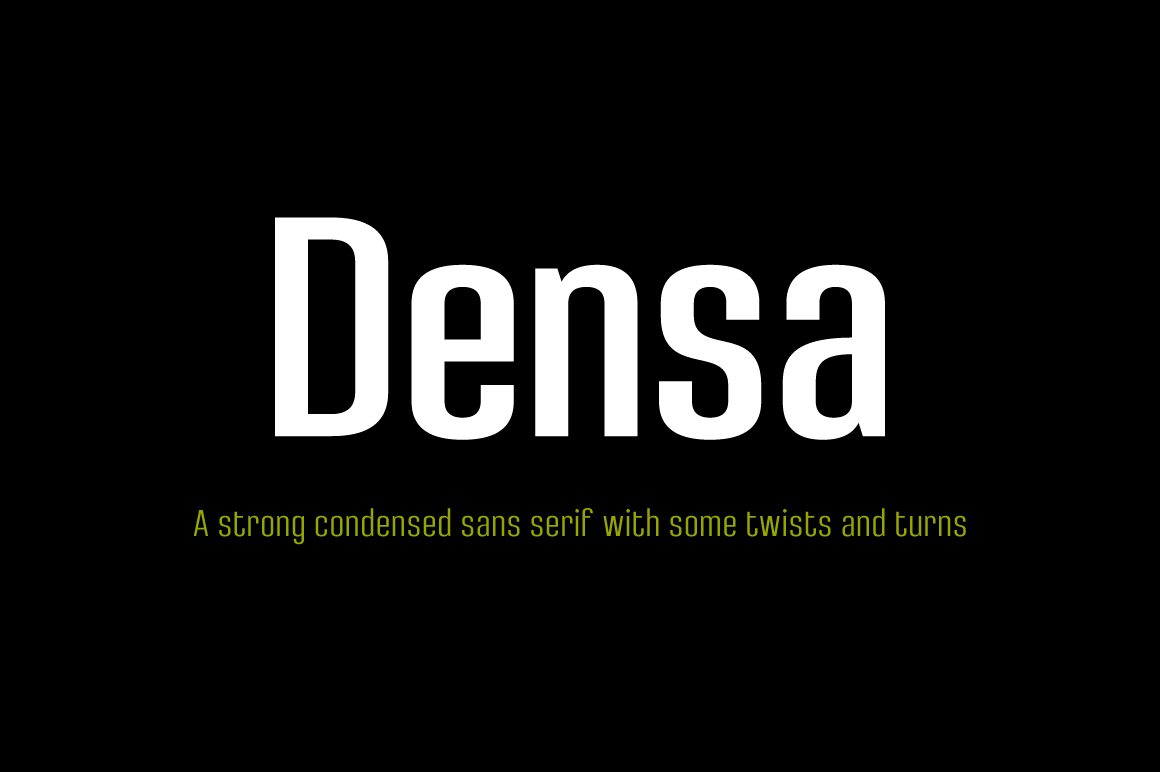 Densa font preview