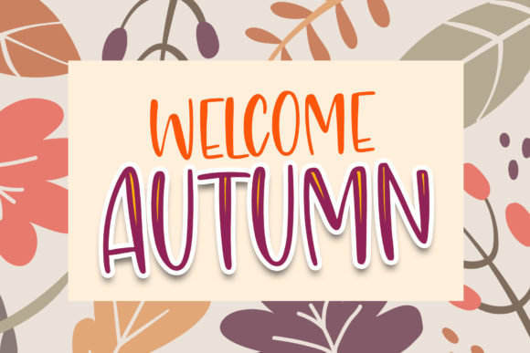 Autumn Sunset Font - Preview 2