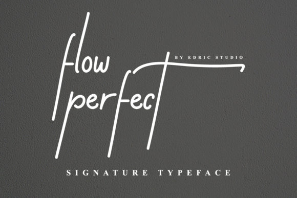Flow Perfect Font - Preview 1