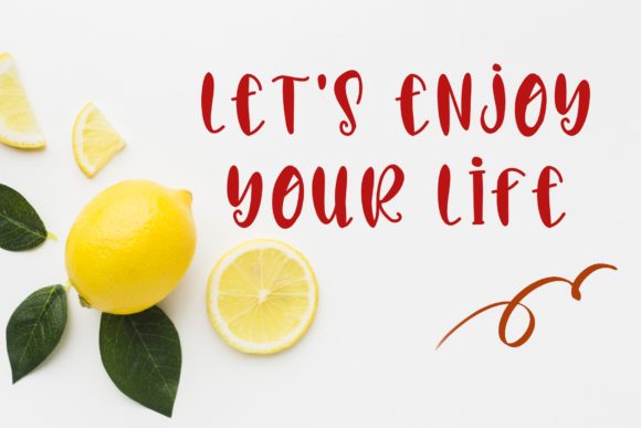 Lime Juice Font PNG with transparent background - Preview 1