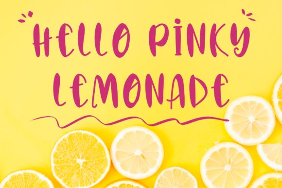 Lime Juice Font PNG with transparent background - Preview 2