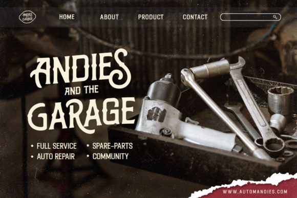 Marones Font font preview - 2