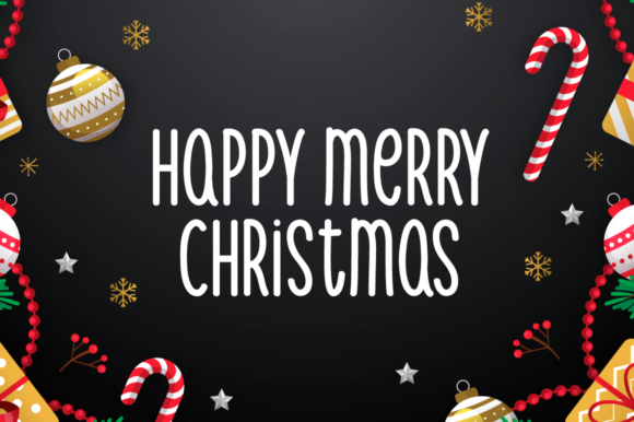 Christmas Tree Font - Preview 1