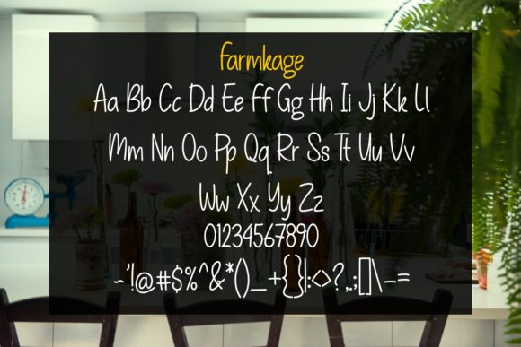 Farmkage Font - Preview 2