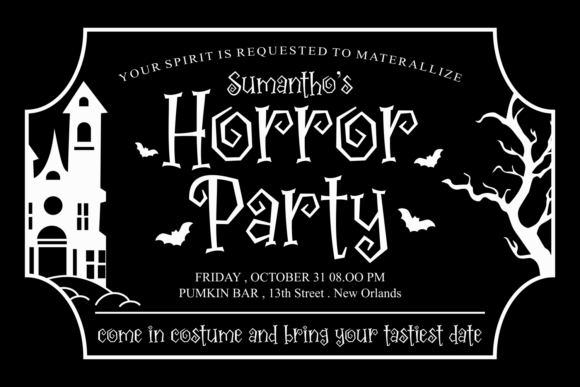 Friday Nightmare Font - Preview 4
