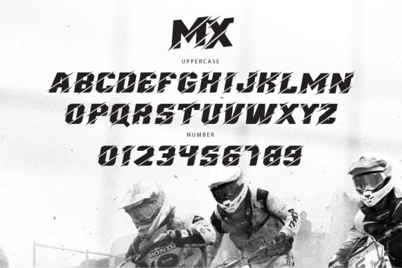 MX Font font preview - 3