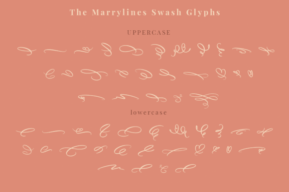 Marrylines Font PNG with transparent background - Preview 4