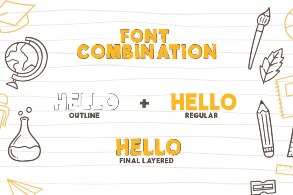 Back to Class Font PNG with transparent background - Preview 4