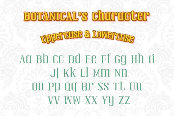 Botanical Font - Preview 1