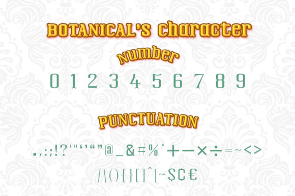 Botanical Font - Preview 2