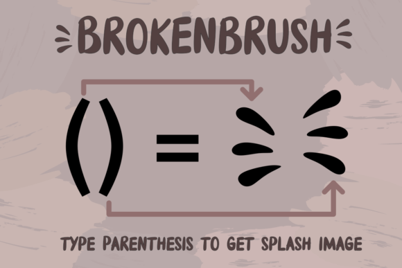 Brokenbrush Font - Preview 4