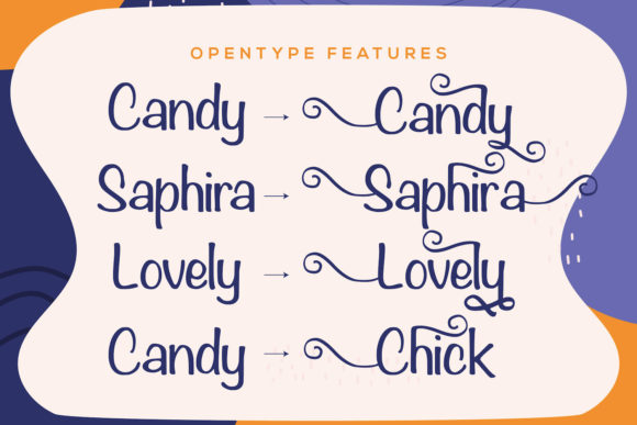 Candy Yefumy Font - Preview 1