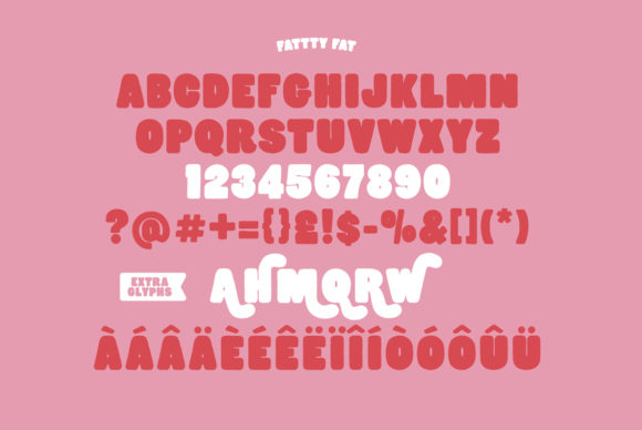 Fattty Font - Preview 2