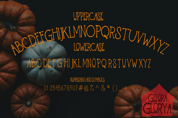 Gelora Glorya Font PNG with transparent background - Preview 2