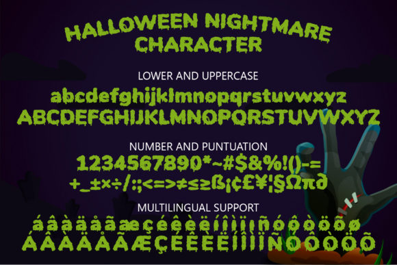 Halloween Nightmare Font - Preview 5