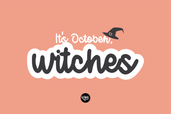October Daylight Font PNG with transparent background - Preview 1