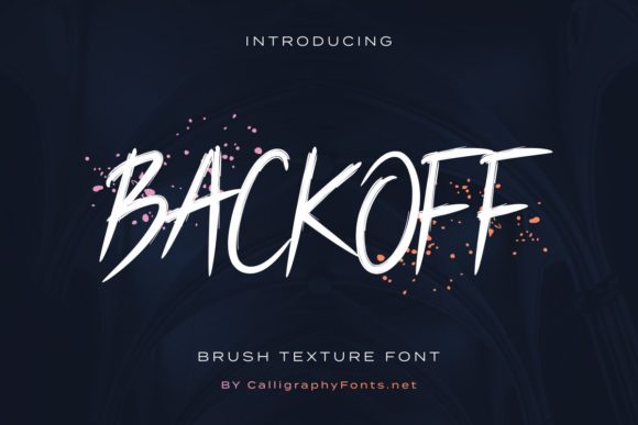 Backoff Display Font By CalligraphyFonts