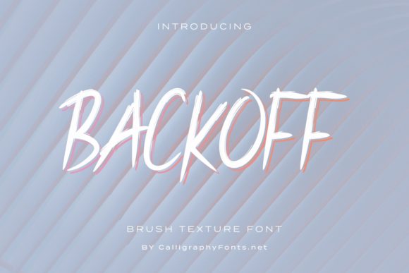 Backoff Font - Preview 1