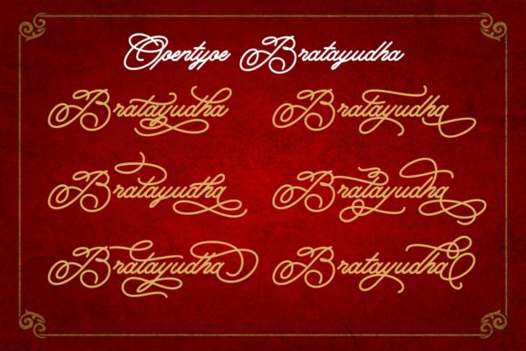 Bratayudha Font - Preview 4