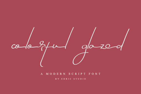 Colorful Glazed Font - Preview 1