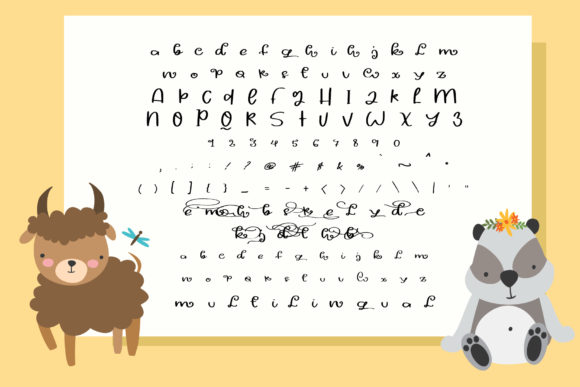 Cutie Face Font - Preview 2