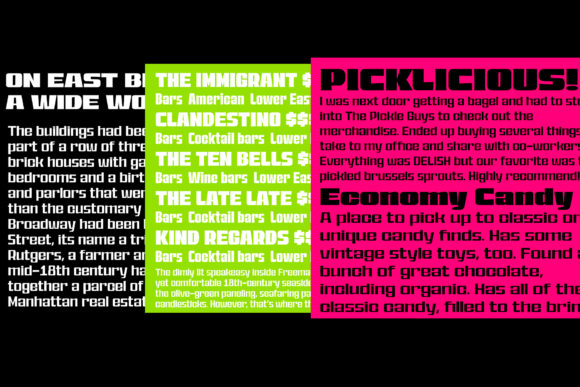 East Broadway Font - Preview 4